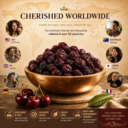🍒Tart Cherry Extract for Joint Support - Back & Knee Relief | Epicureart🔥-EV
