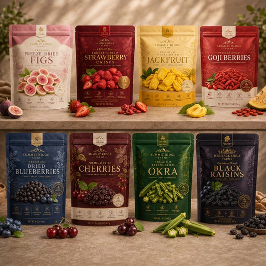 🌿 Pure Orchard Harvest | Premium Global Dried Fruits & Veggies-EV